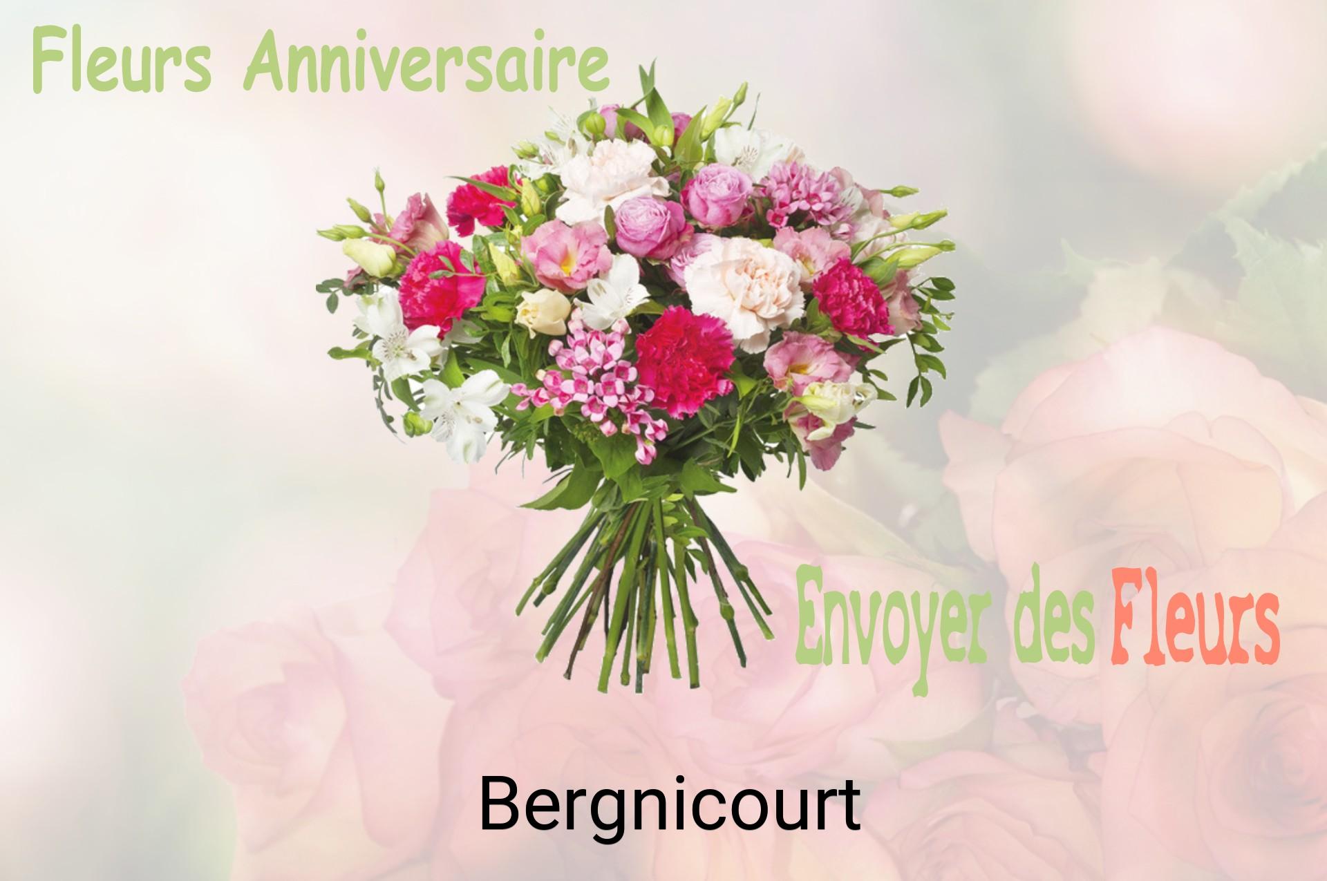 Bouquet de fleurs d’anniversaire livré à Bergnicourt