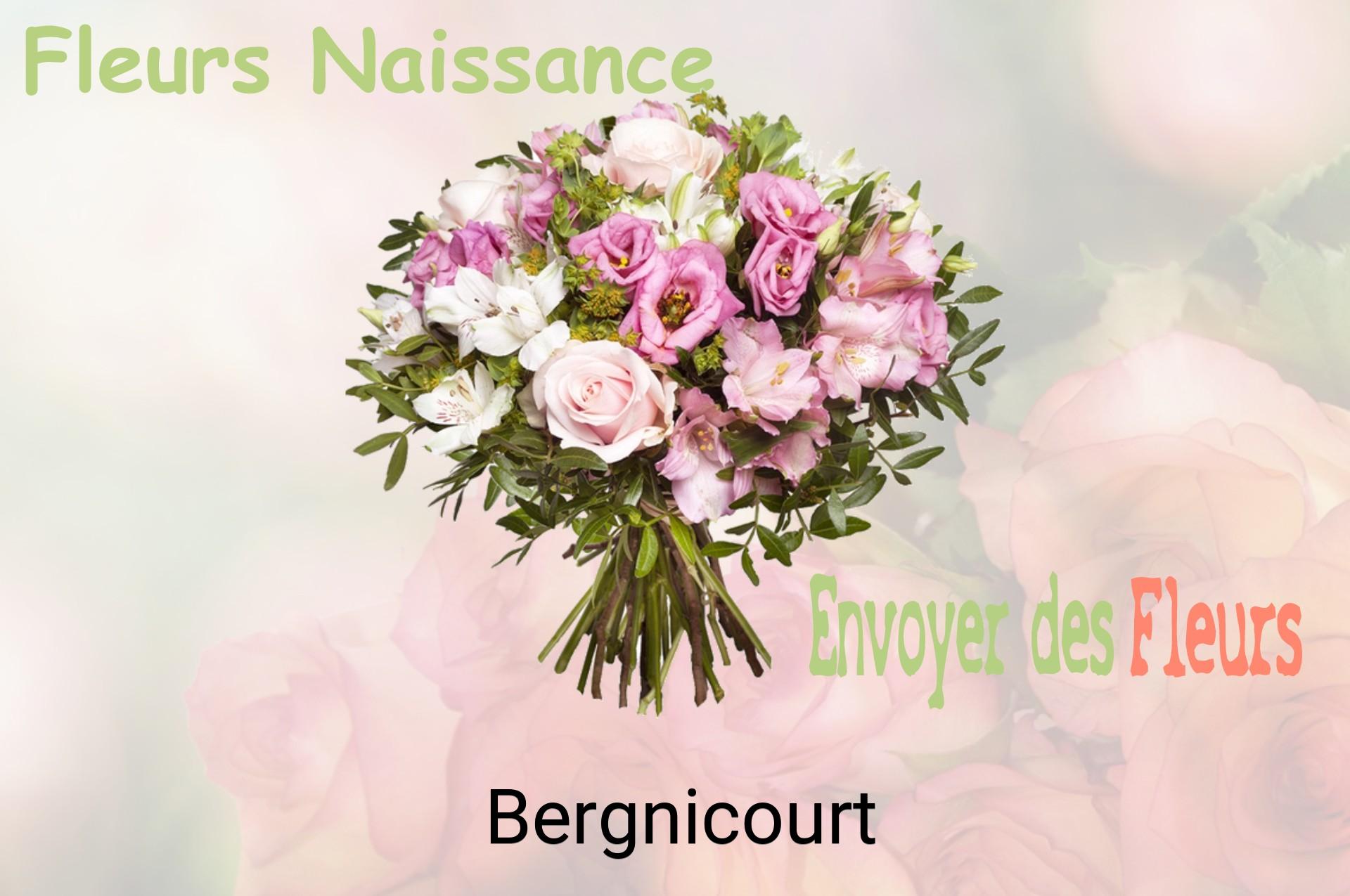 Bouquet de fleurs de naissance livré à Bergnicourt